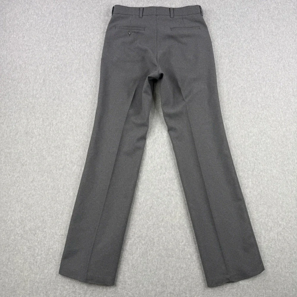 Vintage Levis Pants Mens 32x34‎ Gray Action Slacks Dress Trousers Talon Zip 70s